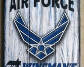 US Air Force Tavern Sign, Wingmans Pub Sign, Bar Sign