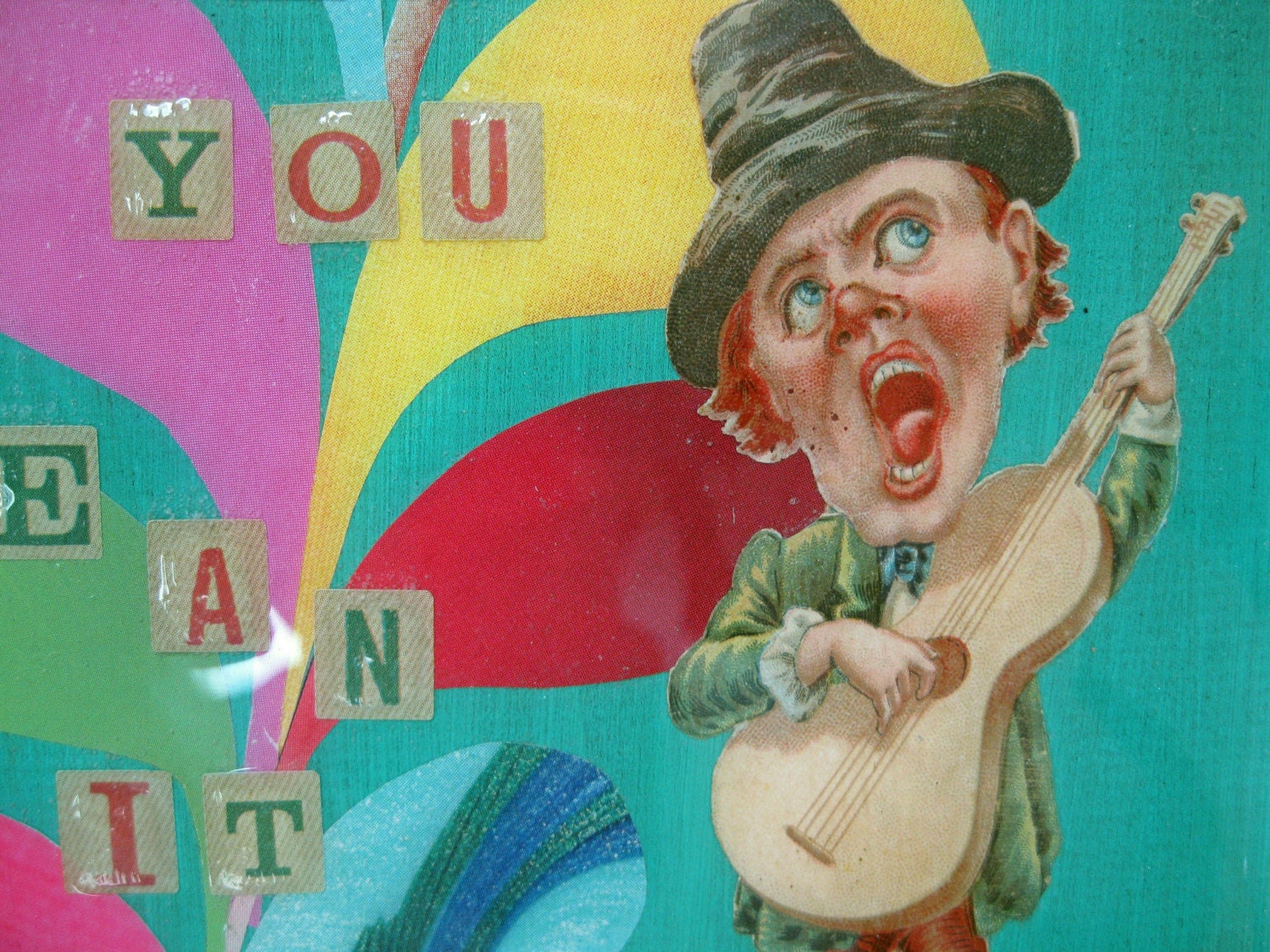 Sing It Like You Mean It Victorian Scrap Collage