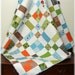 Baby Boy Quilt Scrappy Scatter Patch
