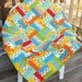 Summer Brights Rail Fence Quilt
