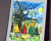 Sunshine Buddhas Blank Diary Journal Notebook