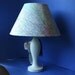 Recycled map lamp Dallas Texas