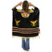 Thunder Bird Woven Southwest Blanket Poncho