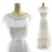 Swiss Dot Prairie / Bridal / Renaissance / Festival Dress in Angelic White