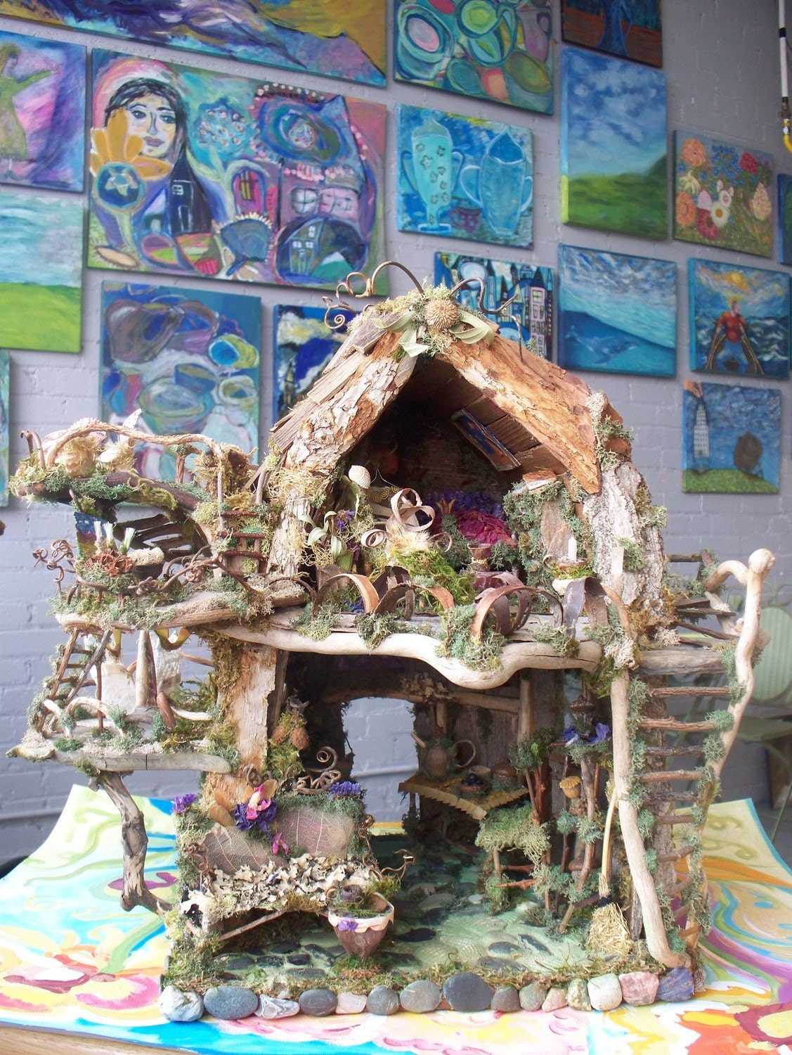 The Little Fairy's House in the Woods