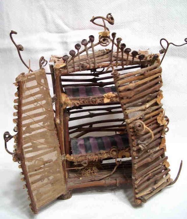 Photo Card of Fairy Furniture, "The French Country Armoire"