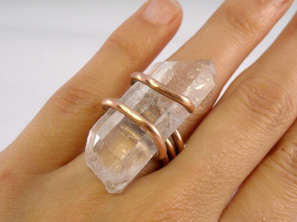 Chunky Bohemian Quartz Ring - Custom