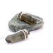 Smoky Quartz Stud Earrings - Handmade Posts in Sterling Silver, Backless Post Earrings