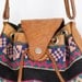 Southwestern Bucket Bag Woven and Leather