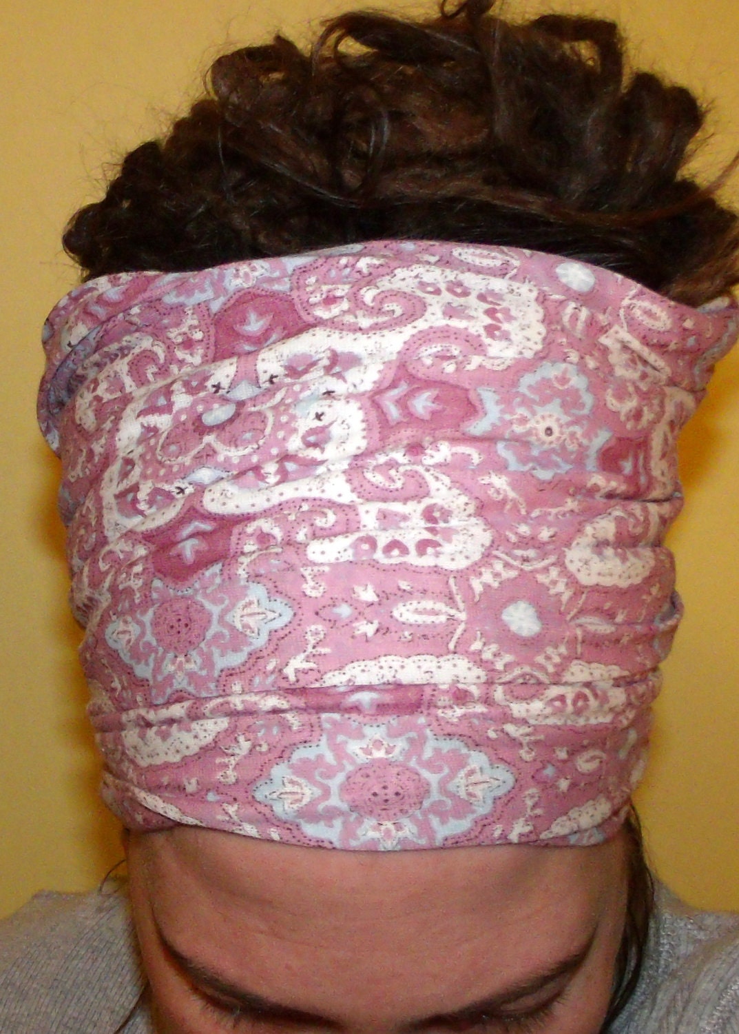 Hair Scarf - Neck Tie - Turban - Scarf - Sash - All In One Accessory - Flower Dance Goddess Hair Wrap