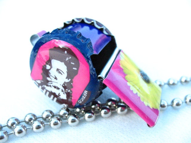Bottle Cap Whistle Chula Purple