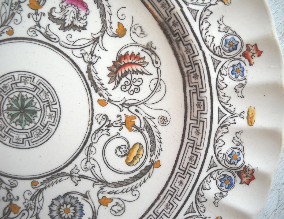 Spode Copeland Luncheon Plate Florence Vintage