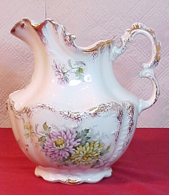 ON HOLDVintage Harvard Porcelain Pitcher by MomsantiquesNthings