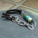 Sterling silver Bracelet Chunky Turquoise Funky rustic Nugget