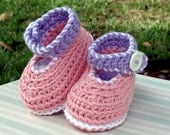 Baby Booties Crochet Pattern Ankle Straps PDF 3