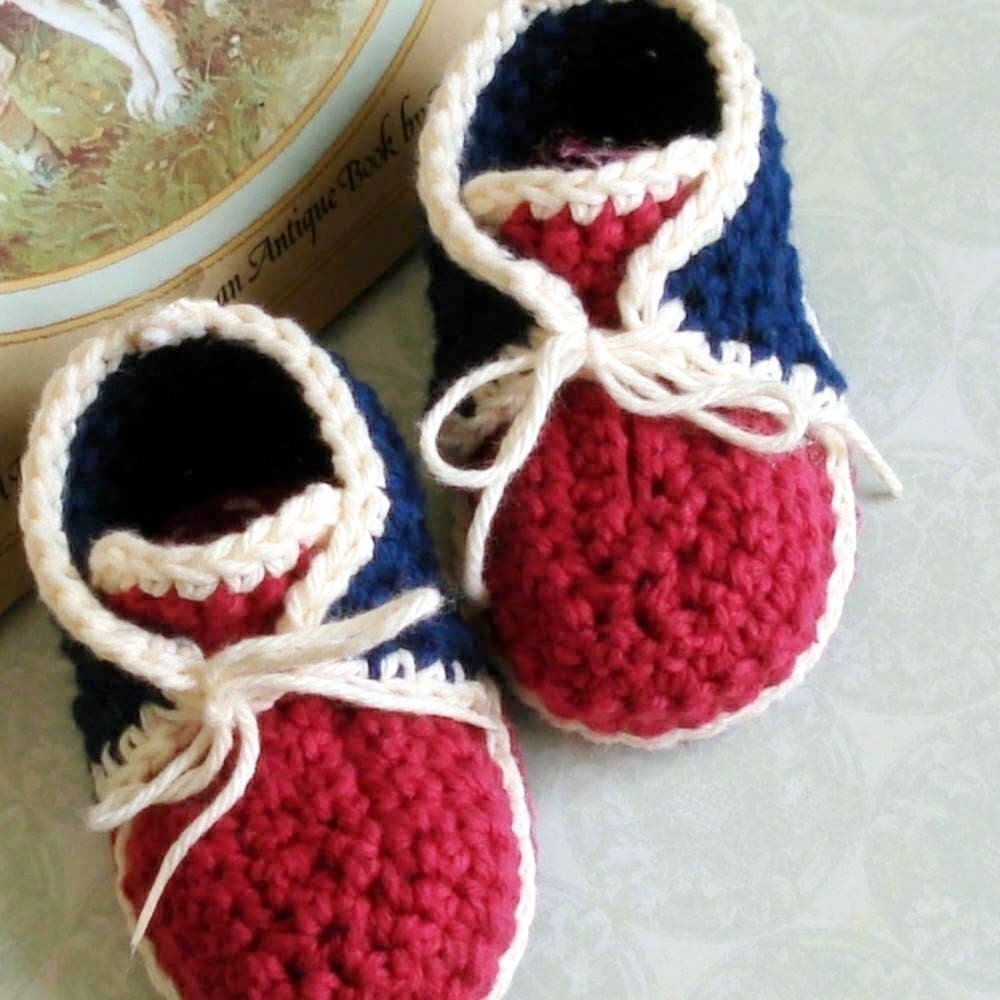 Baby Booties Crochet Pattern High Top Baby Vintage Inspired PDF 4