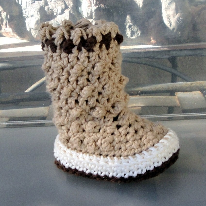 Crochet Pattern 18 Baby Booties Raindrop Boots PDF