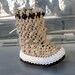 Crochet Pattern 18 Baby Booties Raindrop Boots PDF