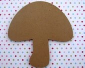 MUSHROOM 8 inch Unfinished MDF Shape