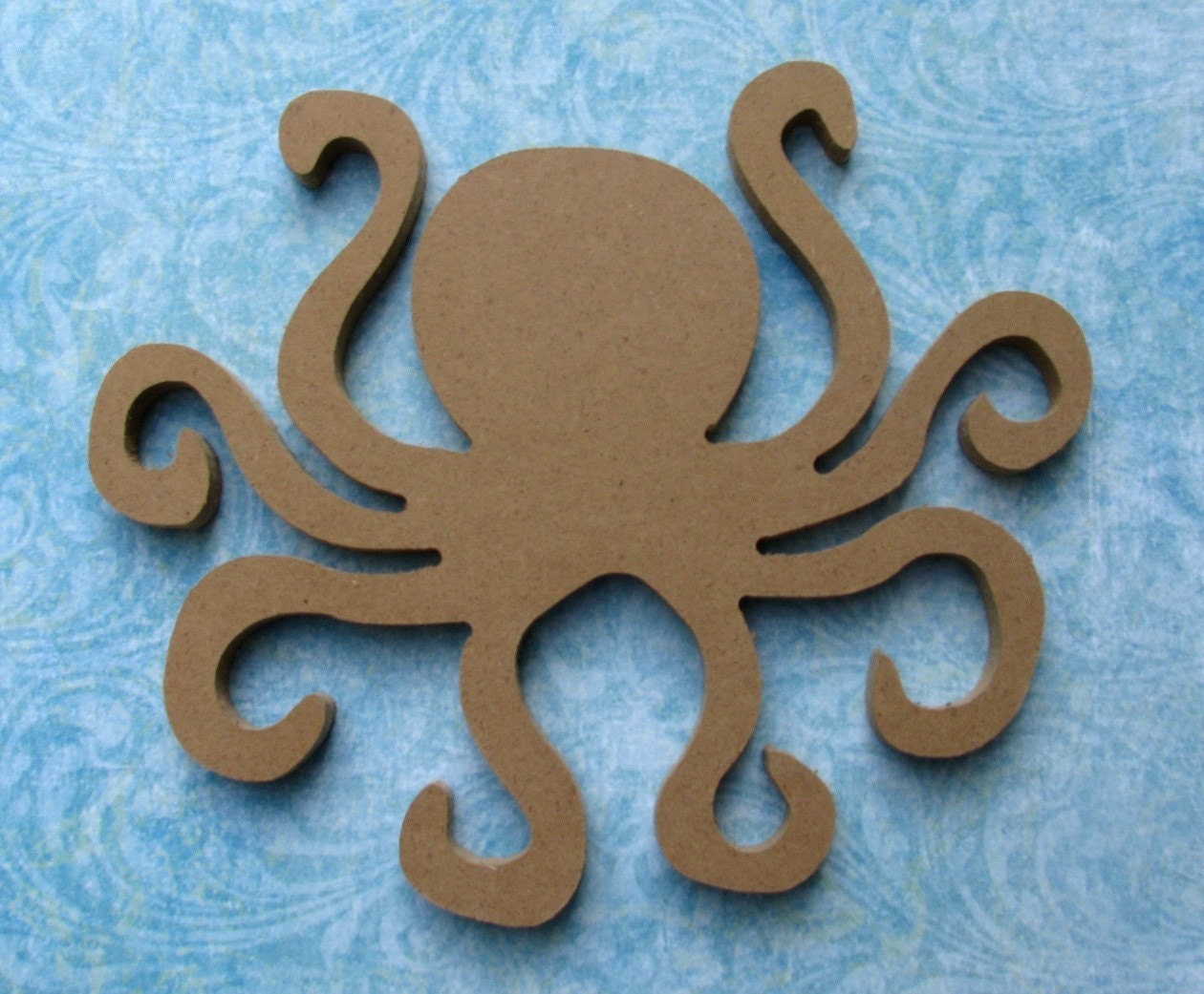 OCTOPUS 8 inch unfinished MDF shape