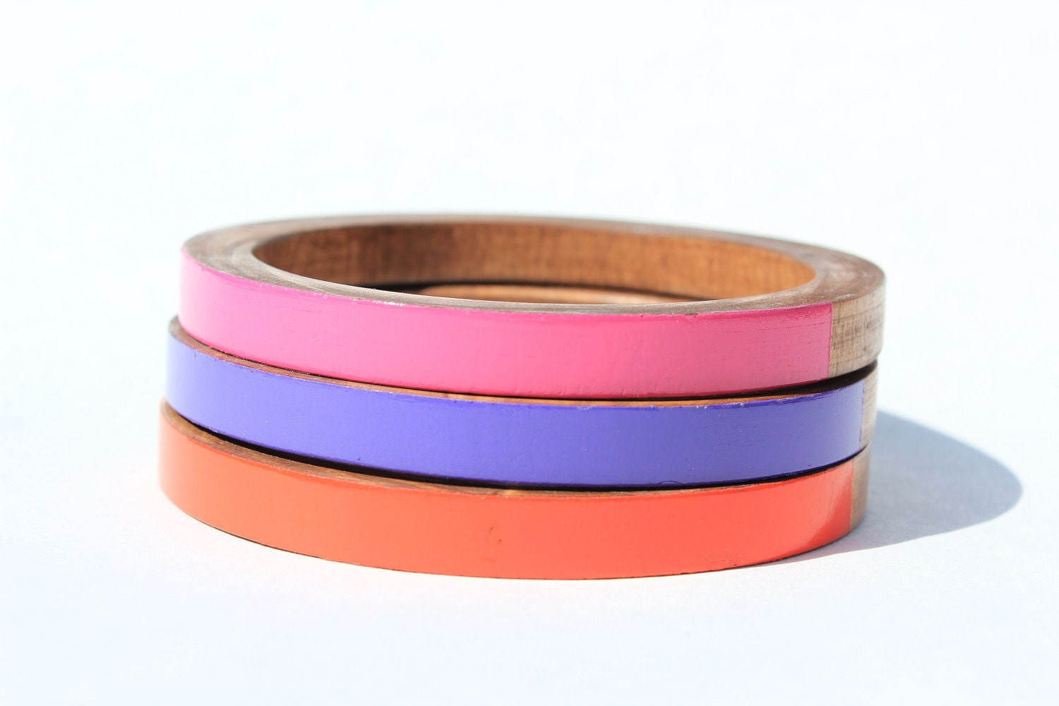 Set of Skinny Bangles- Santi- XS-XL