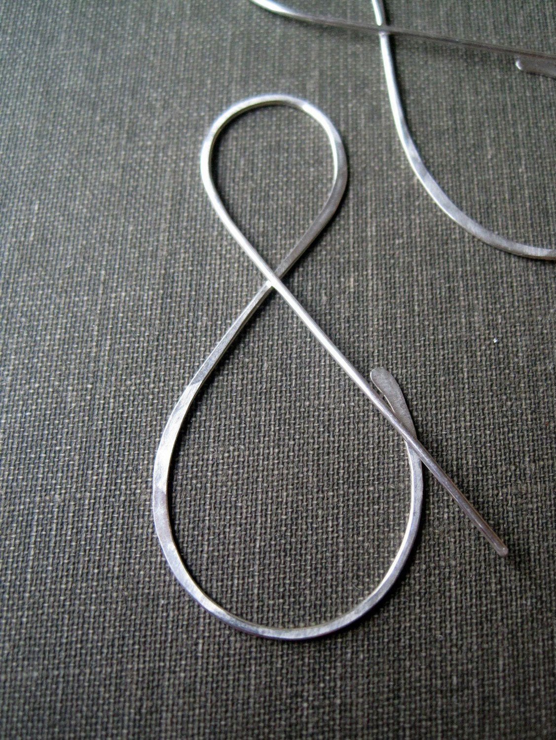 Silver And Earrings, sterling symbol jewelry, ampersand, gift under 25, maryandjane etsy