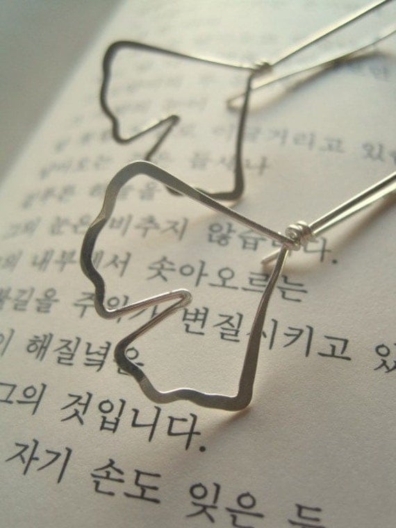 Gingko Leaf Earrings - small