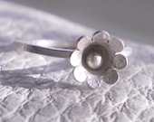 Belle Blum sterling silver Flower Ring