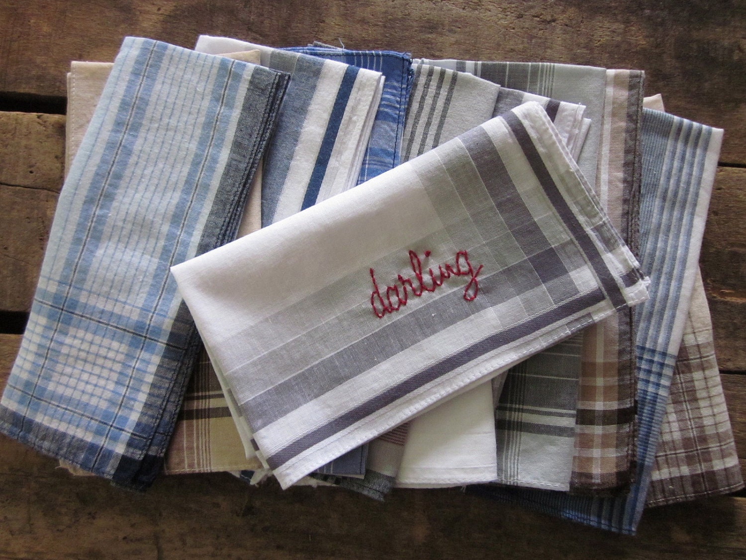 boyfriend hankie -- embroider-it-yourself kit