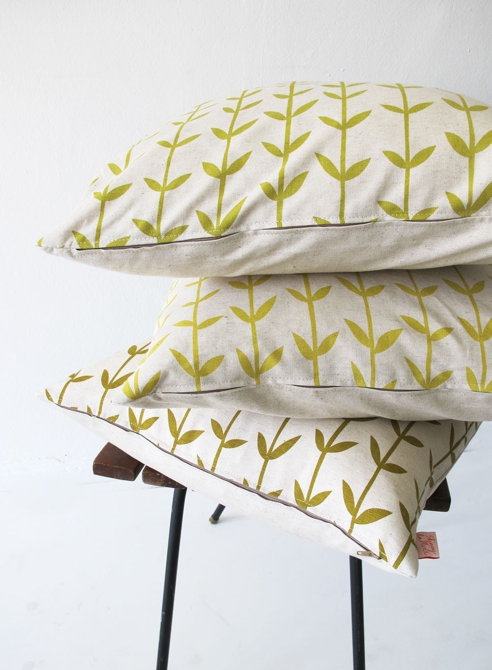 Cushion cover 50x50cm - Orla, in lemon