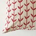 Cushion cover 50x50cm  - Orla, in deep red