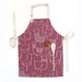Kids apron - Eep in Framboos