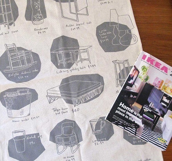 I Wish we had IKEA -  tea towel
