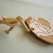 Mimi the Pug Wooden Engraved Keychain Zipper Pull with Card Packaging