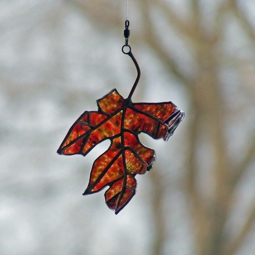Painted Maple Leaf from Newcastle Ale