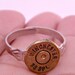 Annie Get Your Gun 45 Calibur or 9 MM Luger Spent Gun Bullet Shell Adjustable Ring