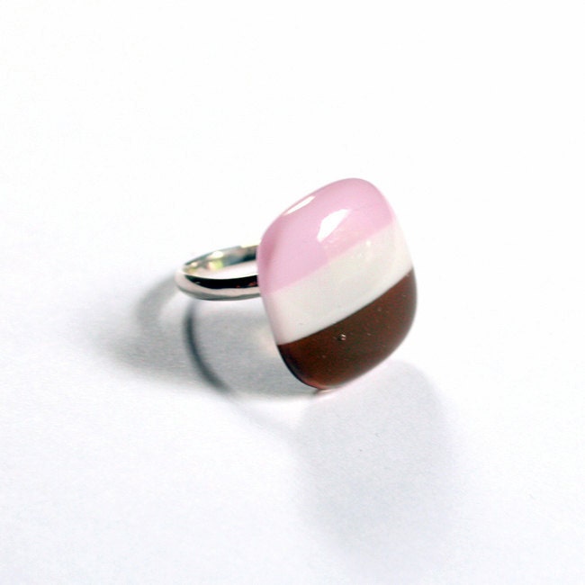 Neapolitan Minis - Glass Ring