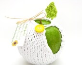Apple Jacket - Hand Knit White