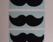 15 Felt Mustache Face Stickers Party Favor Wedding Favor Photo Prop Birthday Party  Favors Mario Brothers