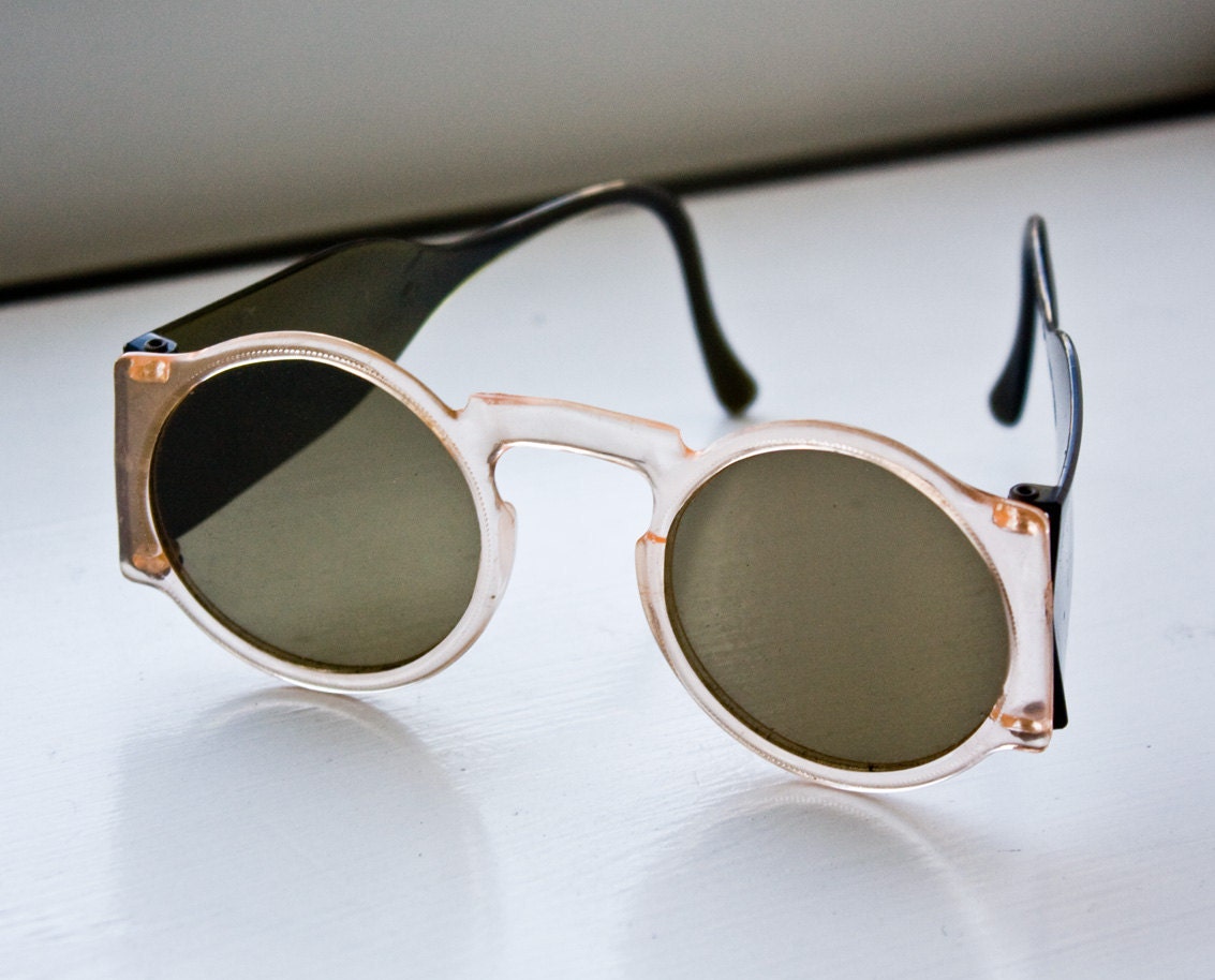 Vintage Sunglasses Round Celluloid Frames 1930s