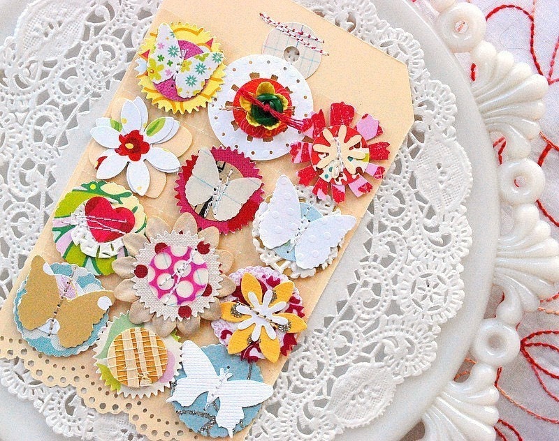 Spring Love, Sticker Embellishments