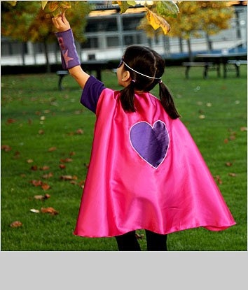 Kids Superhero Costume With Custom Superhero Cape, Shirt, Blaster Cuffs and Mask