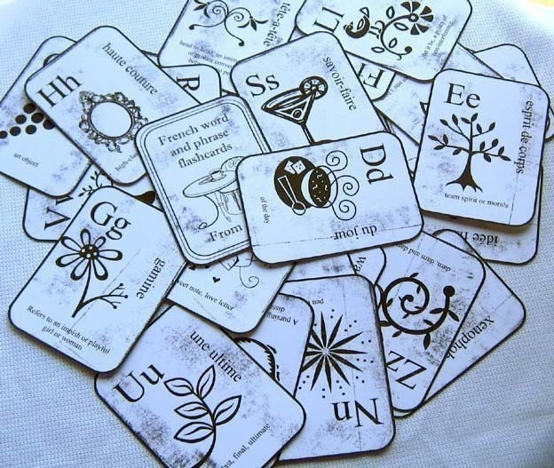 EN FRANCAIS French Language Flashcards - Set of 27 - Quel Amusement