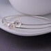 Personalized New Mom Gift, Simple Initial Bracelet Set, Stackable Bangles, Custom Bangle Bracelet
