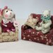 Dressed Mouse/Bunny Class  Needle Felting Class to create BOTH the Bunny and Mouse By Barby Anderson (Kit Available and sold separately)