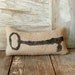 Skeleton Key - Burlap Feed Sack Doorstop
