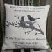Hope - Cream Burlap Pillow