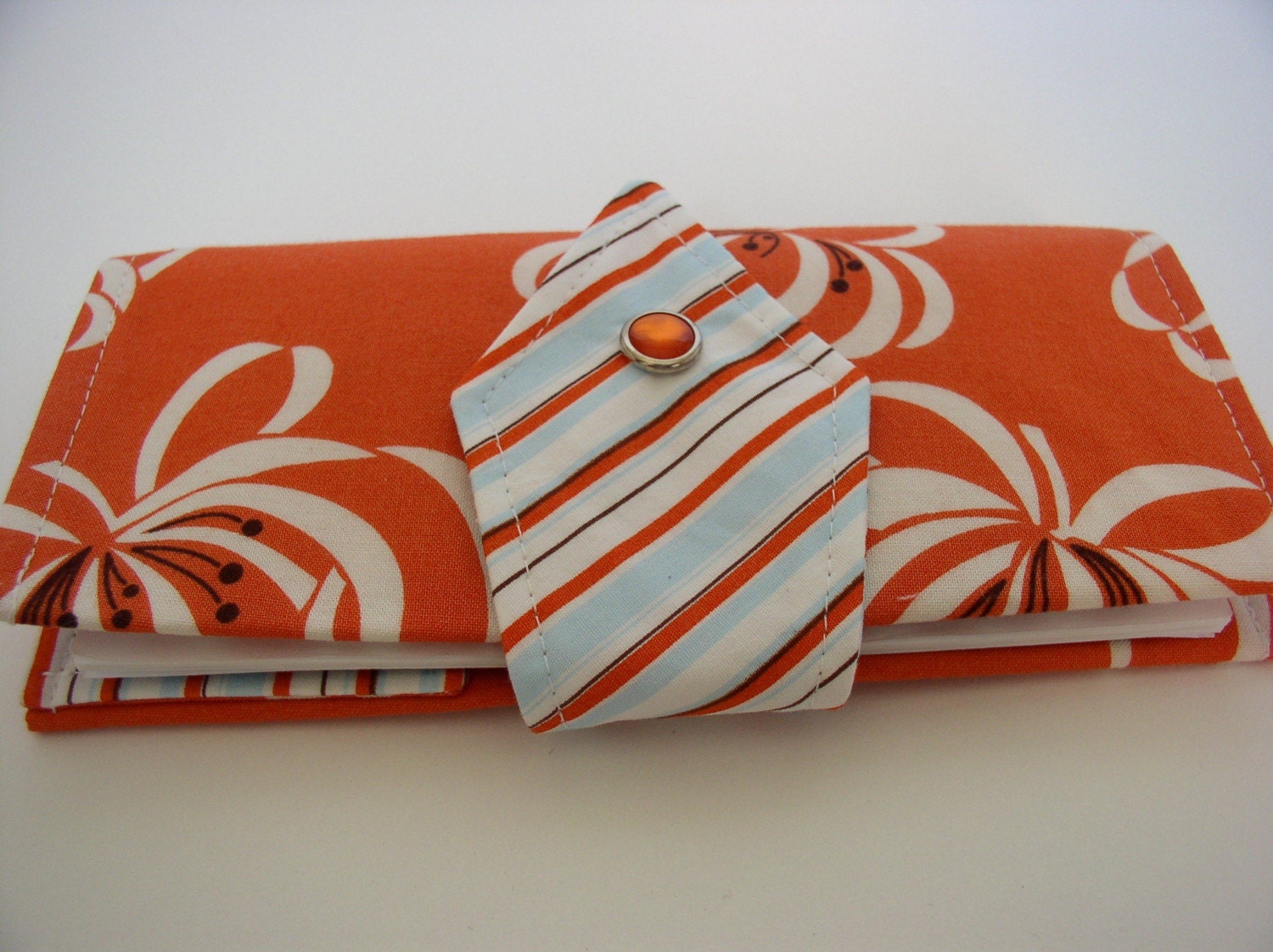 Orange You Glad Checkbook Wallet