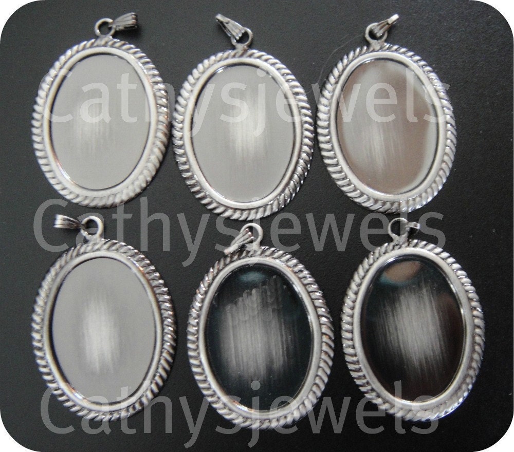 Orleans Cameo Settings Six Pieces 25x18
