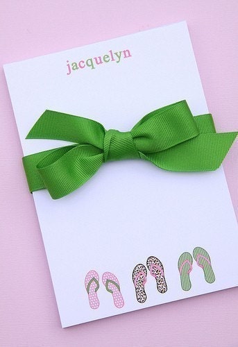 Personalized Note Pad - 5x7 Flip Flips